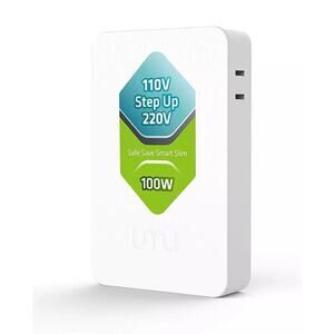 UMI 100W 110V to 220V Step Up Voltage Converter for Europe & Asia 220-240V Ap...